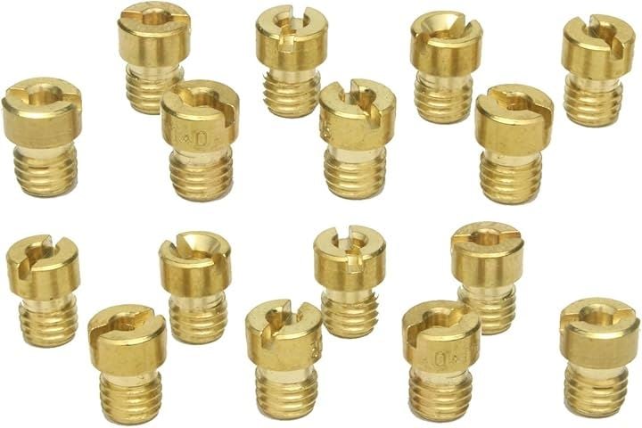 互換品 カワサキ車適合 キャブレターメインジェットセット ケイヒンCVKキャブレタ一適合 #90～#150 16種類 各4個 4,277円