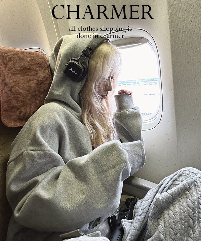 [起毛/国内]信じて着るチャーマーソリッドオーバーボタンフードパーカーカーディガン - 4color 5,170円