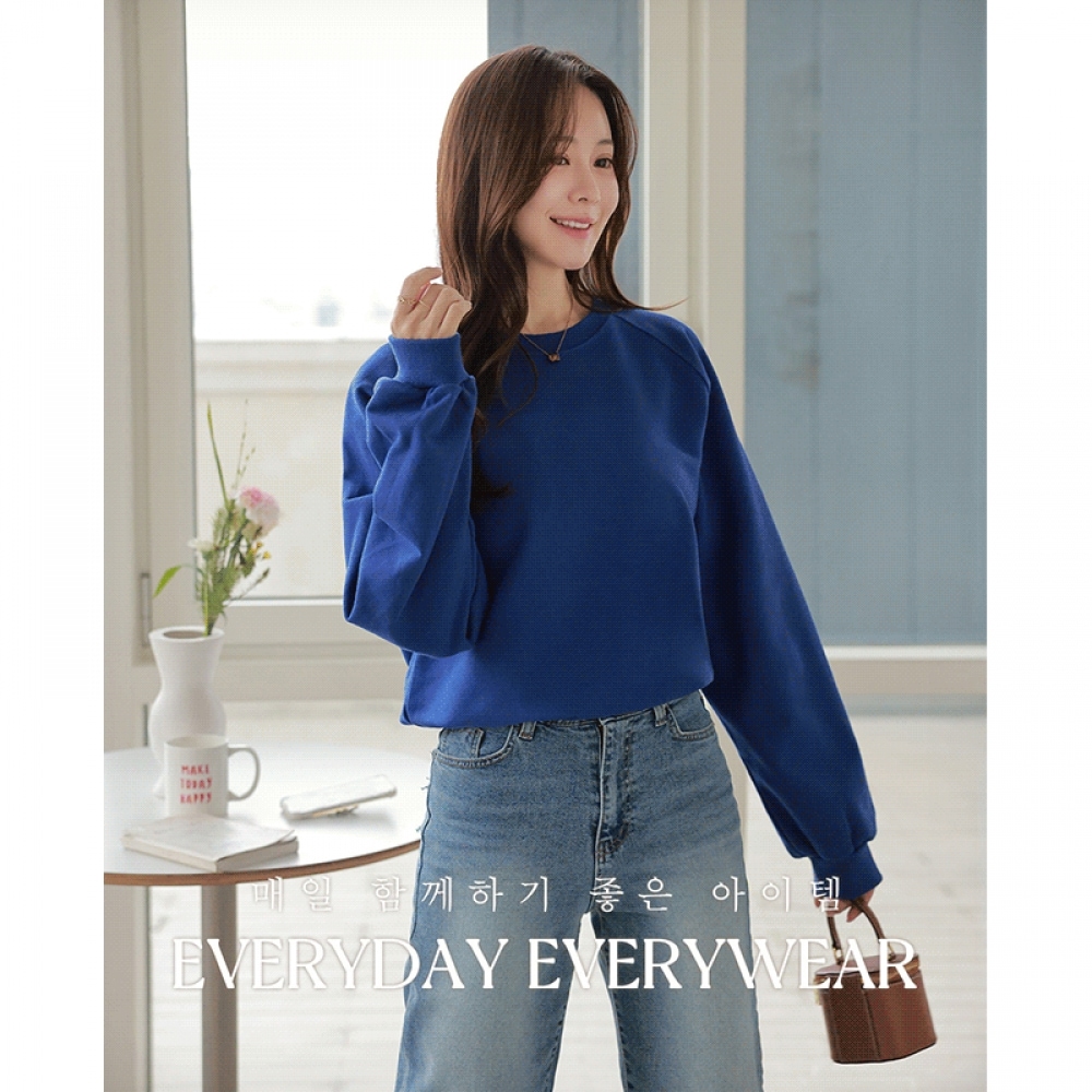 クリック＆ファニーウルンパッチラグランスウェットシャツ 5,100円