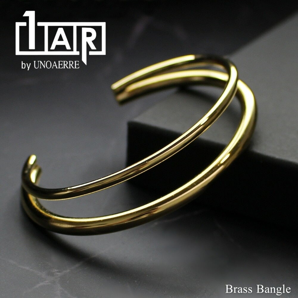 正規品 ショッパー付き 1AR ウノアエレ バングル ブレスレット レディース シンプル おしゃれ ゴールド 真鍮 イタリア製 プレゼント ギフト 女性 彼女 妻 誕生日 結婚記念日 31106 ラン