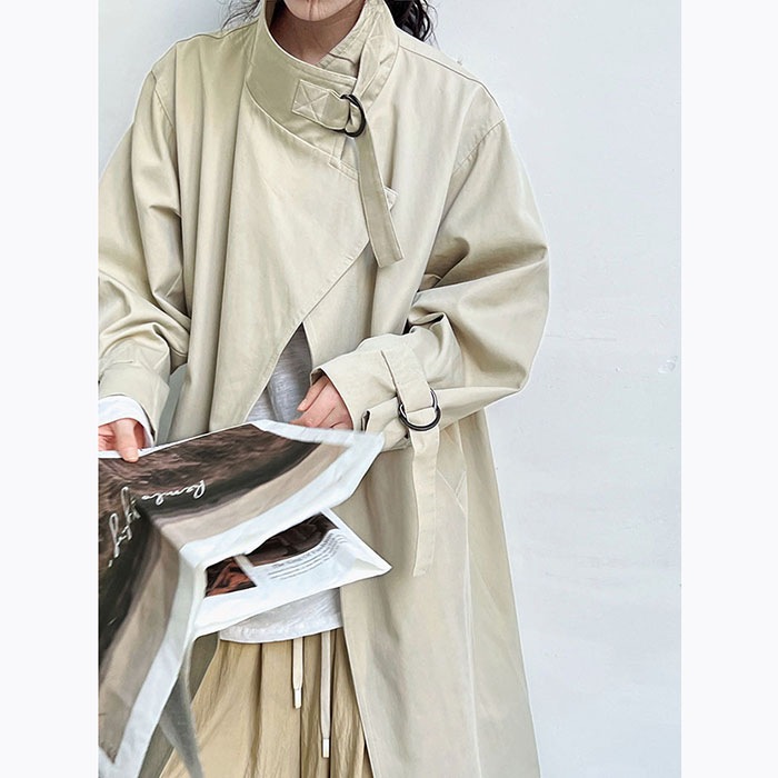 ロングトレンチコート レディース アウター Aライン トレンチ コート スプリングコート トレンチコート 大きいサイズ 春 秋 冬 OL通勤 フォーマル 韓国ファッション おしゃれ オリジナル カジュ