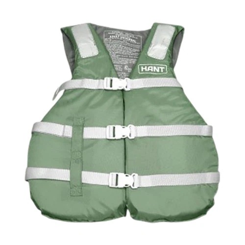 アウトドア ライフベスト 男女兼用 胸囲102-152cm対応 セージグリーン(SUPER LARGE)