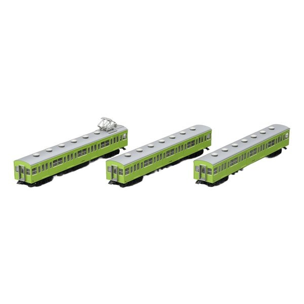 国鉄 103系通勤電車（初期型非冷房車・ウグイス）増結セット 3両 97616