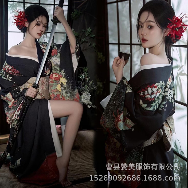 新しいスタイルの女の子フォーマル着物改良された写真撮影服伝統的なレトロなの浴衣写真インターネット有名人の写真スーツ