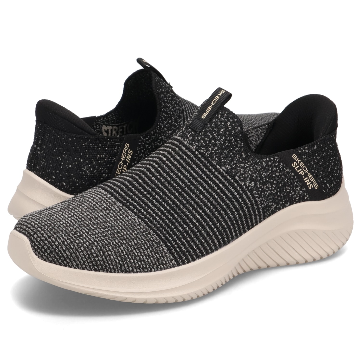 スリップインズ ウルトラフレックス 3.0 スニーカースリッポン メンズ ブラック 232901W