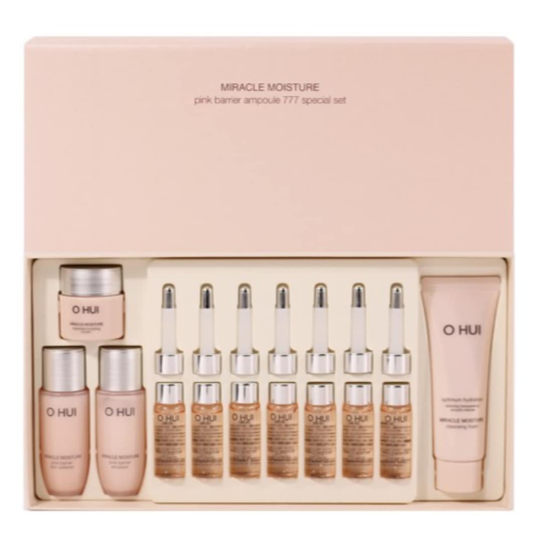 ミラクルモイスチャーピンクバリアアンプル777 / セラミド補充 / 敏感肌ケア / 保湿とバリア修復 / 7ml x 7個 / 韓国コスメ