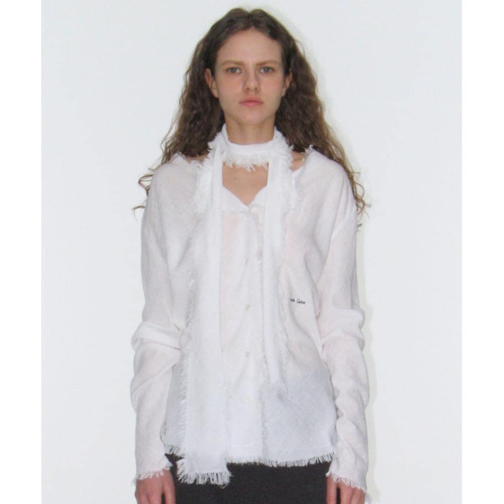 ROCKCAKE Flow Shade Blouse White RC25TP18200WH