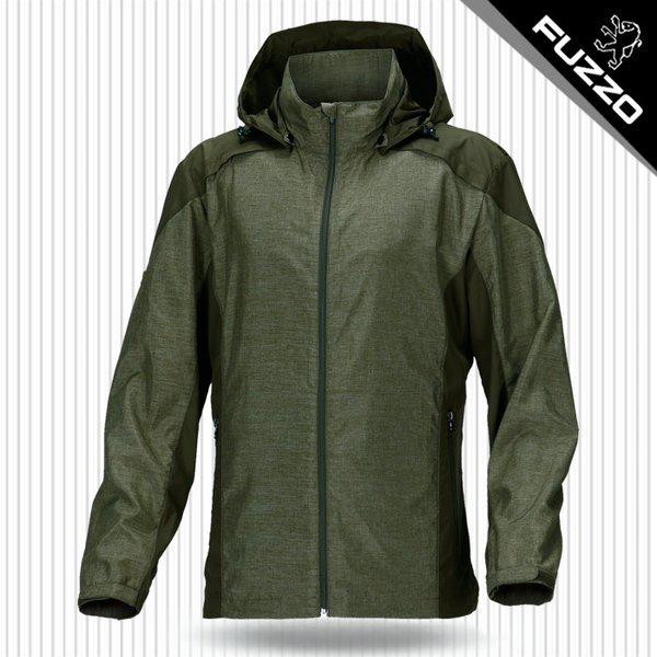 ウィンドブレーカージャケット（FZ322-5）カチオングリーン_イ