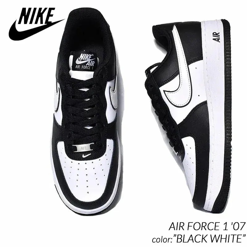 NIKE AIR FORCE 1 07 "BLACK WHITE" ナイキ エアフォース スニーカー ( 白 ホワイト 黒 ブラック メンズ PANDA パンダ DV0788-001 )