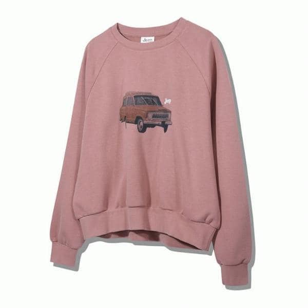JEEP 女性専用 ワゴニア グラフィック スウェットシャツ_A JP1TSF847