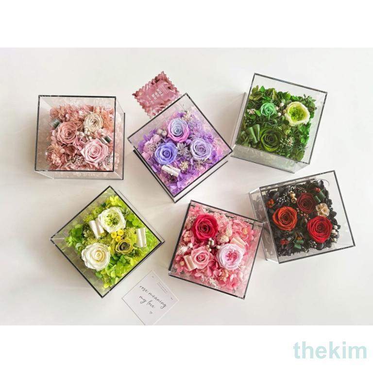 永生花 ソープフラワー ホワイトデー お返し 造花 ボックスフラワー クマ型 プレゼント ギフト薔薇 ボックス 母の日 結婚祝い 枯れない花