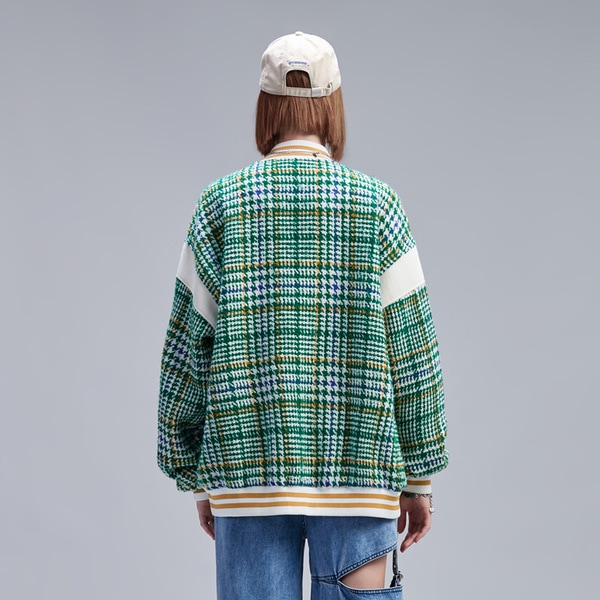 グリーン ジャケット レディース 秋冬 ゆったり 野球ユニフォーム