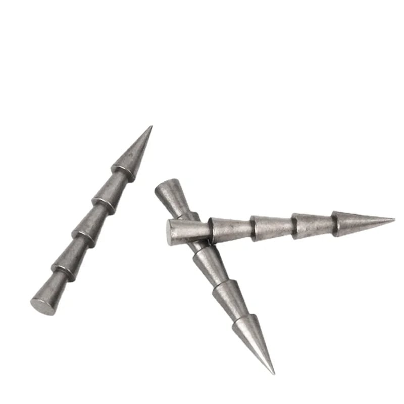 タングシンカースチールリード挿入針,100ピース,ガードル,麺,ソフトベイト,合金アクセサリー,ジカ,生物学