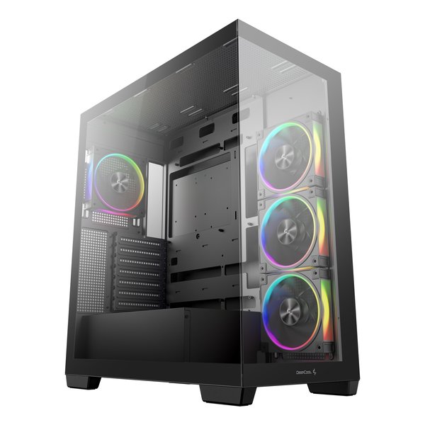 ミドルタワー型PCケース CG580 4F V2 ATX/アドレサブルRGBリバースファン3基/黒 R-CG580-BKADA4-G-2