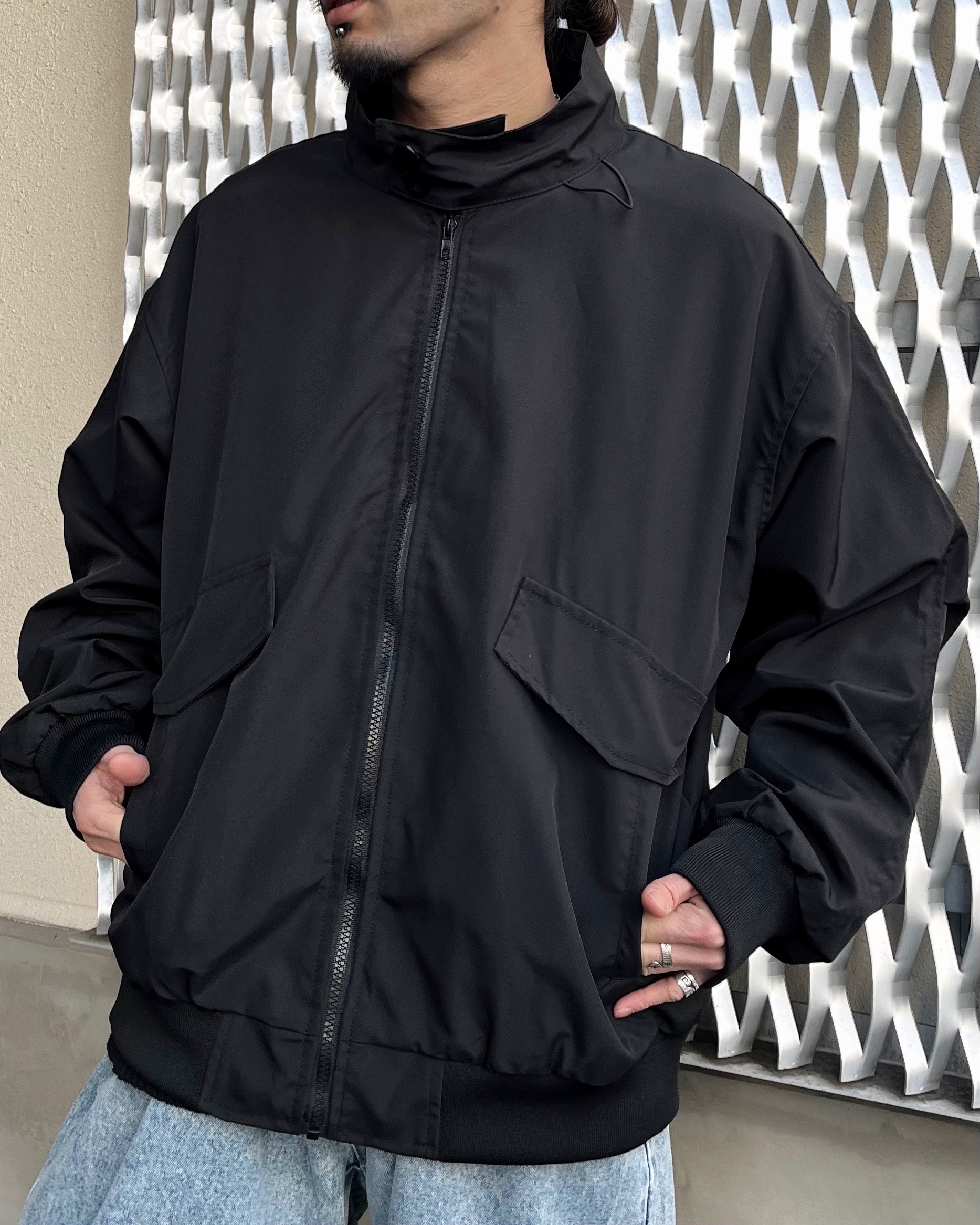 スタンドカラーブルゾン