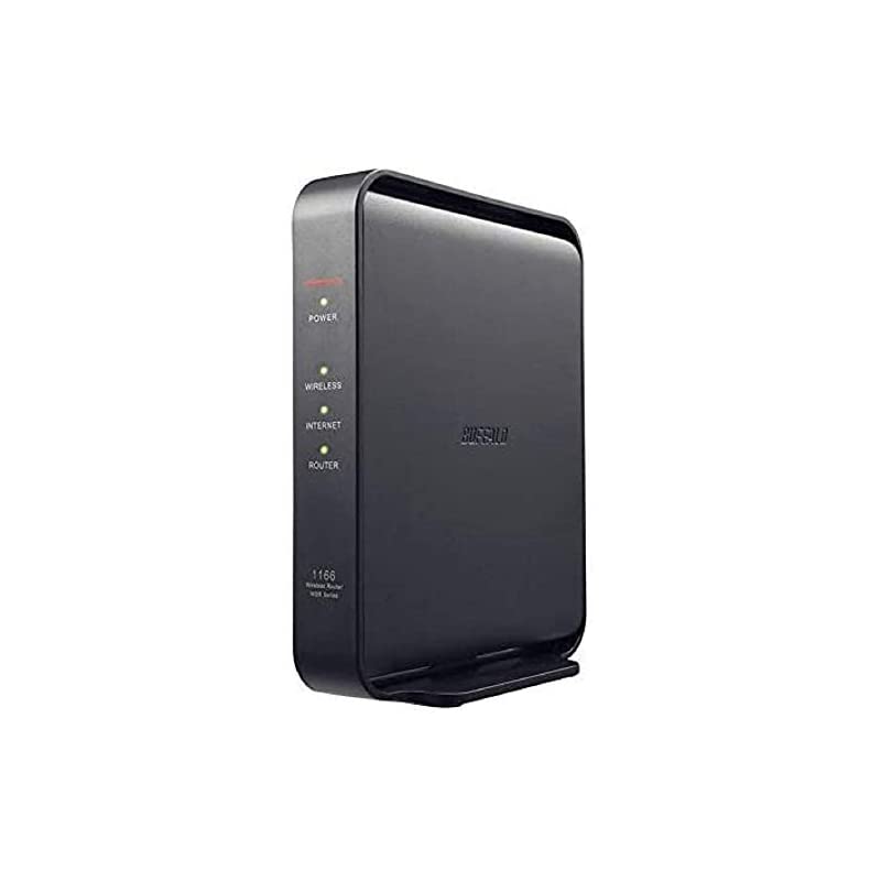 バッファロー WiFi 無線LAN ルーター WSR-1166DHPL2/N 11ac ac1200 866+300Mbps IPv6対応 デュアルバンド 3LDK 2階建向け 簡易パッケージ テレワ