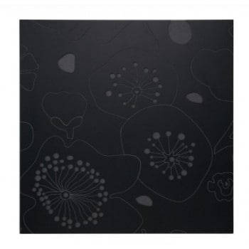 プラデック ウォール アート「フラワーズ」 ブラック PL-16505