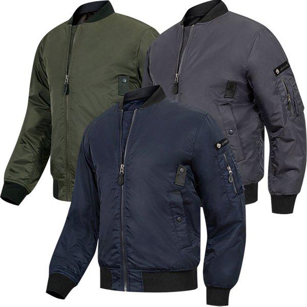 冬のポイントワッペン航空パディング軽量ジャンパー ジャケット ブルゾン