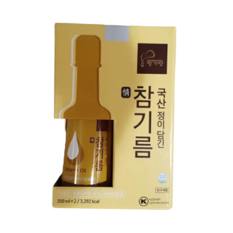ミョンガラン 韓国産 ごま油 200ml x 2