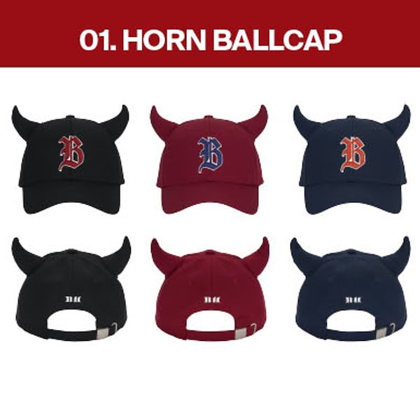 [公式] BABYMONSTER 1st MINI ALBUM [BABYMONS7ER] POP-UP STORE MD : HORN BALLCAP