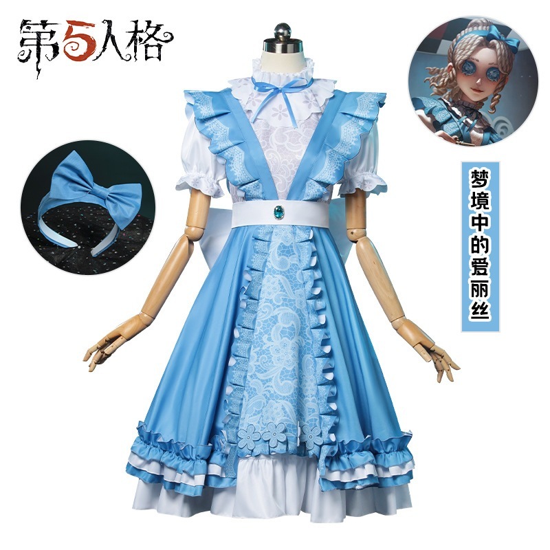 5番目のパーソナリティcosサーバーレポーターはスターの夢の中のアリスコスプレアニメーションコスプレを解釈します