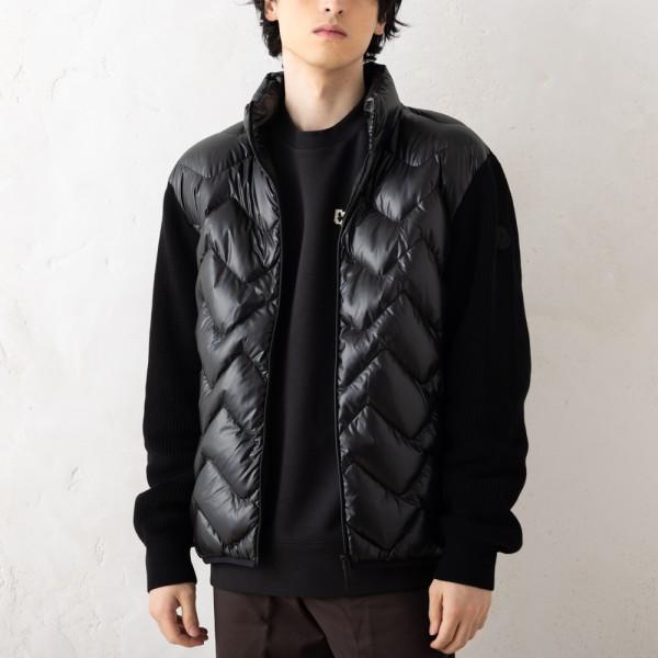 カーディガン ボレロ ダウンジャケット コート ブラック メンズ 9B00011 M1367 999