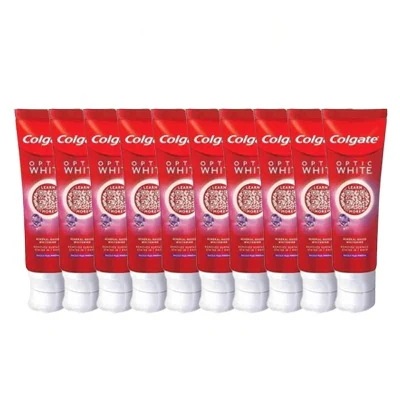 オプティックホワイトダズリングミント歯磨き粉, 100g, 10個