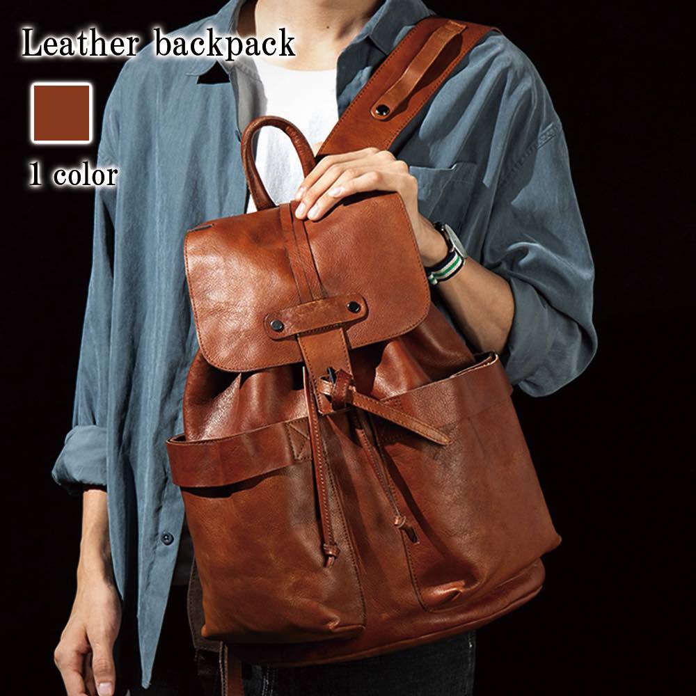 リュック メンズ レザーバックパック ブランド 大学生 パソコン スポーツ 軽量 2WAY 小さめ 春 40代 ビジネス バッグ アウトドア 撥水 大容量 秋 冬 10代 PC 40L 革 レザー 通