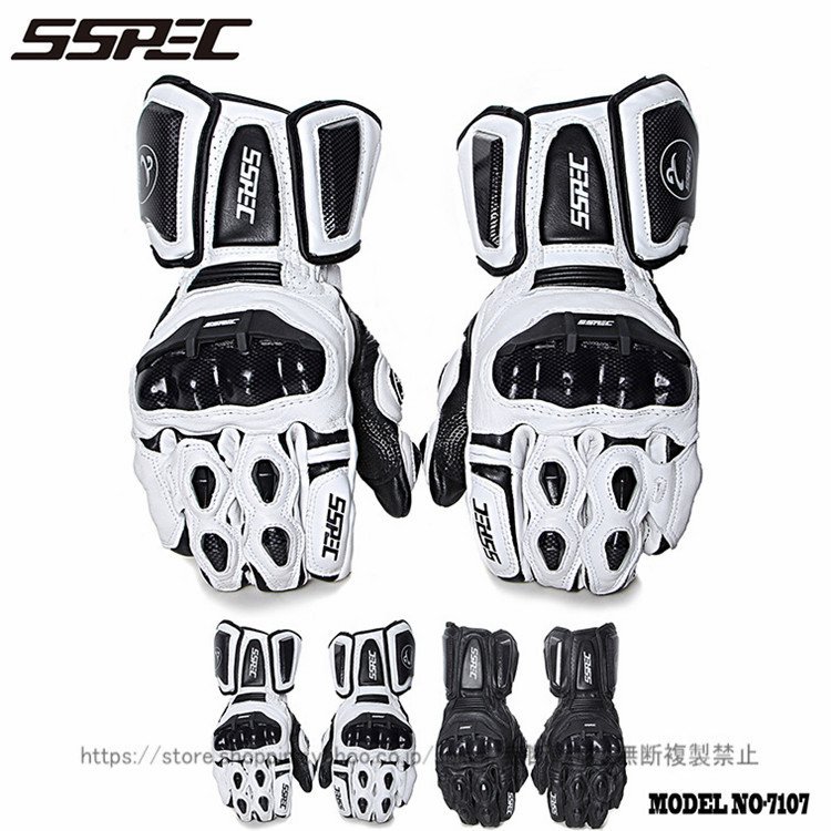 バイクグローブ 本革　ライディンググローブ　ツーリング 手袋　レザーグローブ メンズ オフロードグロ