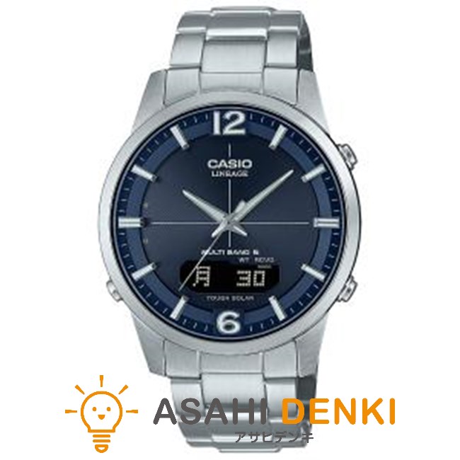 腕時計・時計 カシオ LCW-M170D-2AJF リニエージ CASIO LINEAGE メンズ ネイビー シルバー ソーラー ソーラー ビジネス