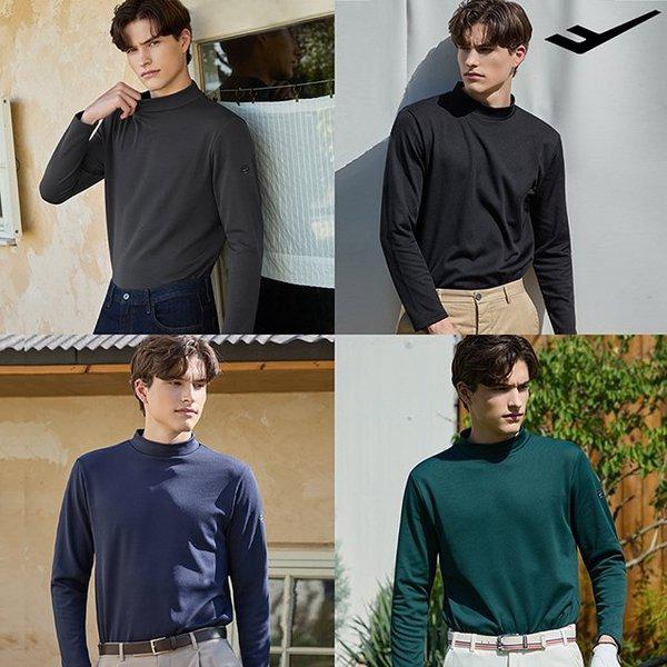 25FW起毛モックネックTシャツ メンズ 4種