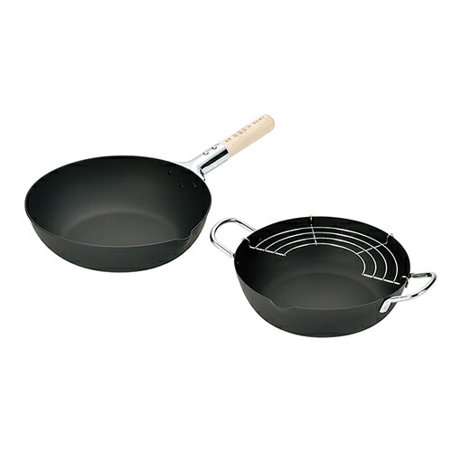 赤坂璃宮厳選 底平いため鍋27cm＆天ぷら鍋24cm 5,551円