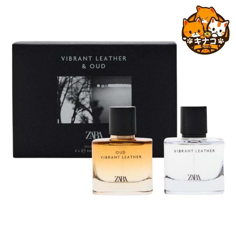 ZARA 香水ザラマン VIBRANT LEATHER 60ML + OUD VIBRANT LEATHER 60ML オードパルファム [EDP]