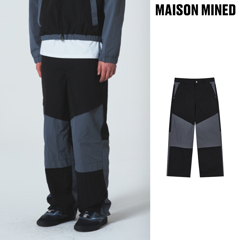 【MAISON MINED】 CALF STRING NYLON PANTS