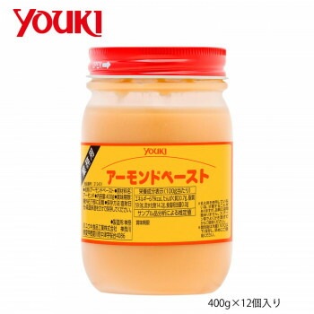 YOUKI ユウキ食品 アーモンドペースト 400gx12個入り 212431