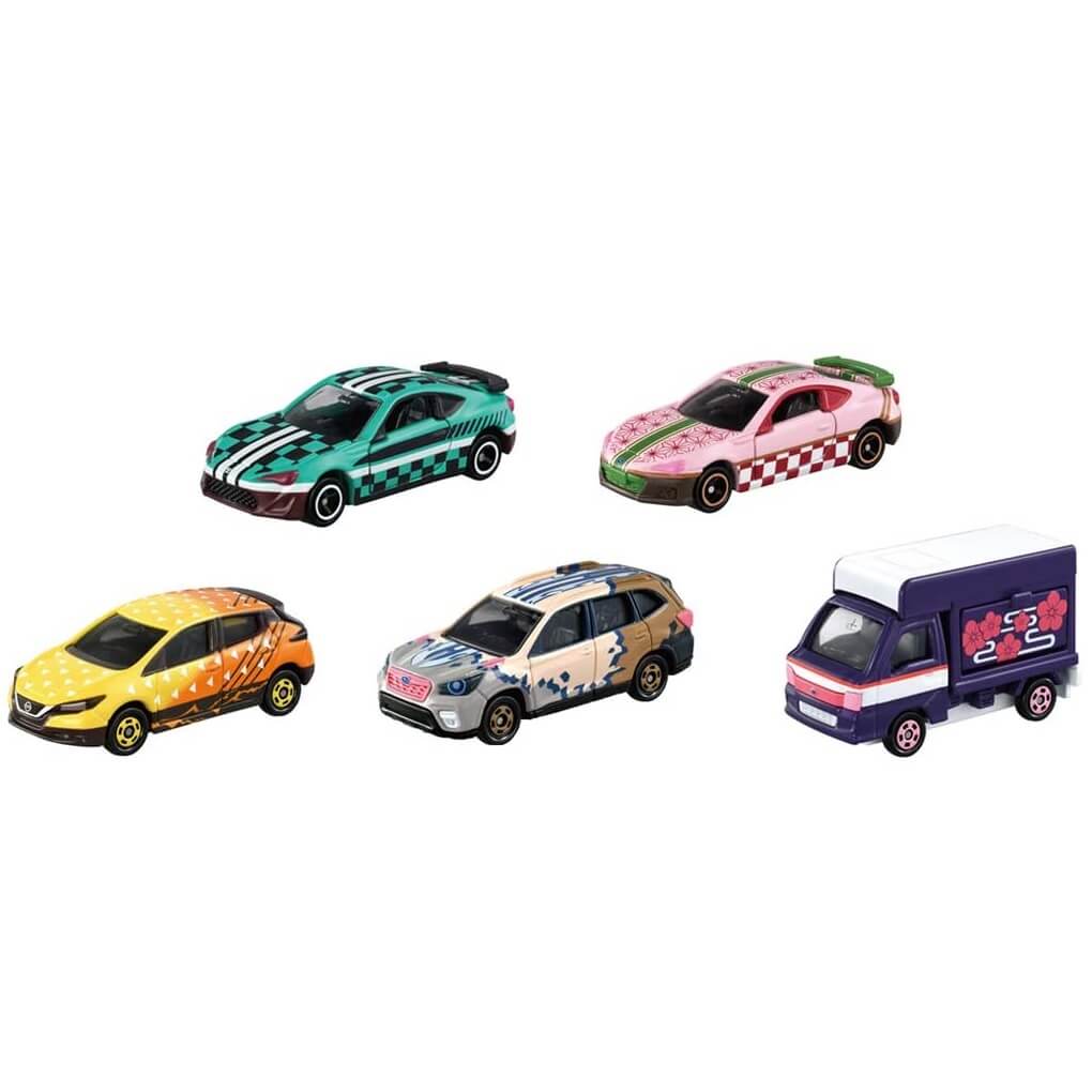 鬼滅の刃 トミカ vol.1 5種セット 炭治郎 禰豆子 我妻善逸 嘴平伊之助 栗花落カナヲ 鬼滅