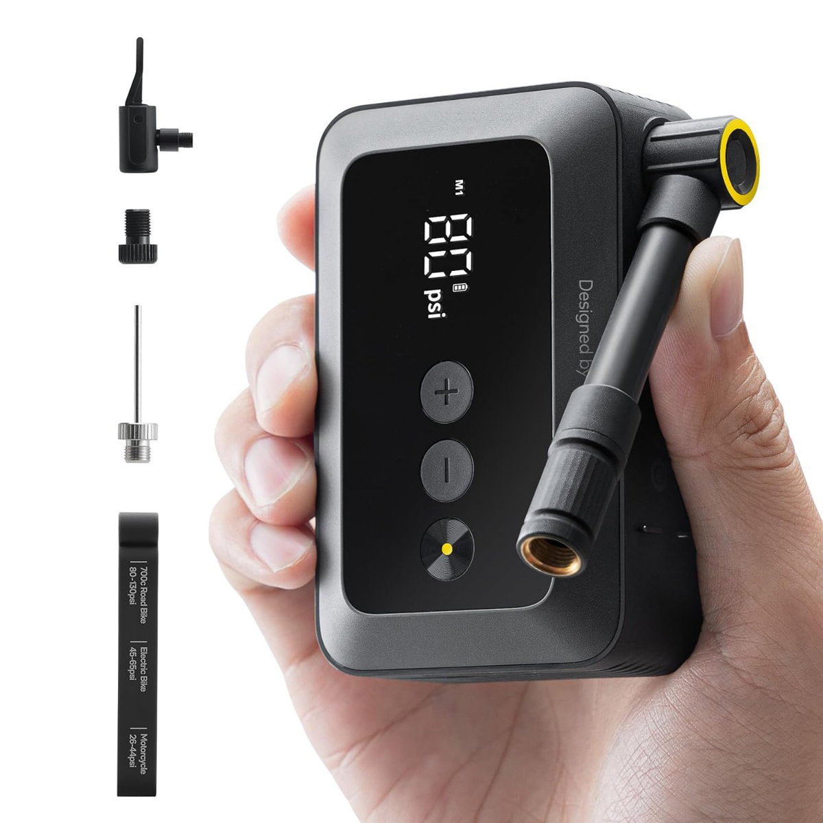 HOTO エアポンプ Pocket 電動 空気入れ USB充電式 Type-C 軽量 強力 空気抜き 携帯式 2000mAh大容量バッテリー デジタルディスプレイ 誕生日プレゼント 男性 父 彼氏 プ