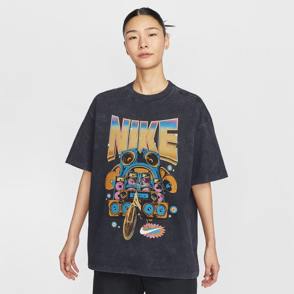 ナイキ ウィメンズ オーバーサイズ 半袖 Tシャツ HF9692-010