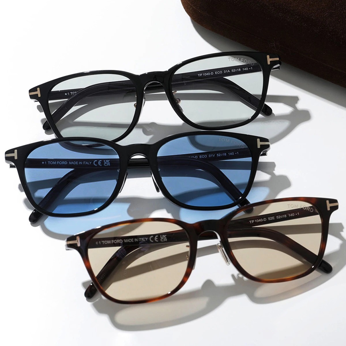TOM FORD トムフォード サングラス TF1040-D FT1040-D レディース ウェリントン型 アジアンフィット アイウェア カラーレンズ Tロゴ カラー4色 33,595円