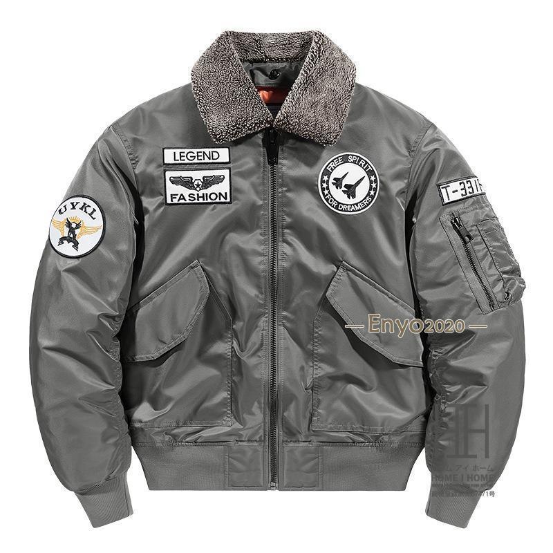 ミリタリージャケット 中綿ジャケット メンズ 防寒 40代 50代 厚手 冬 防寒着 ファー襟取り外し可 2way 大きいサイズ ジャンパー 中綿入り キルティング