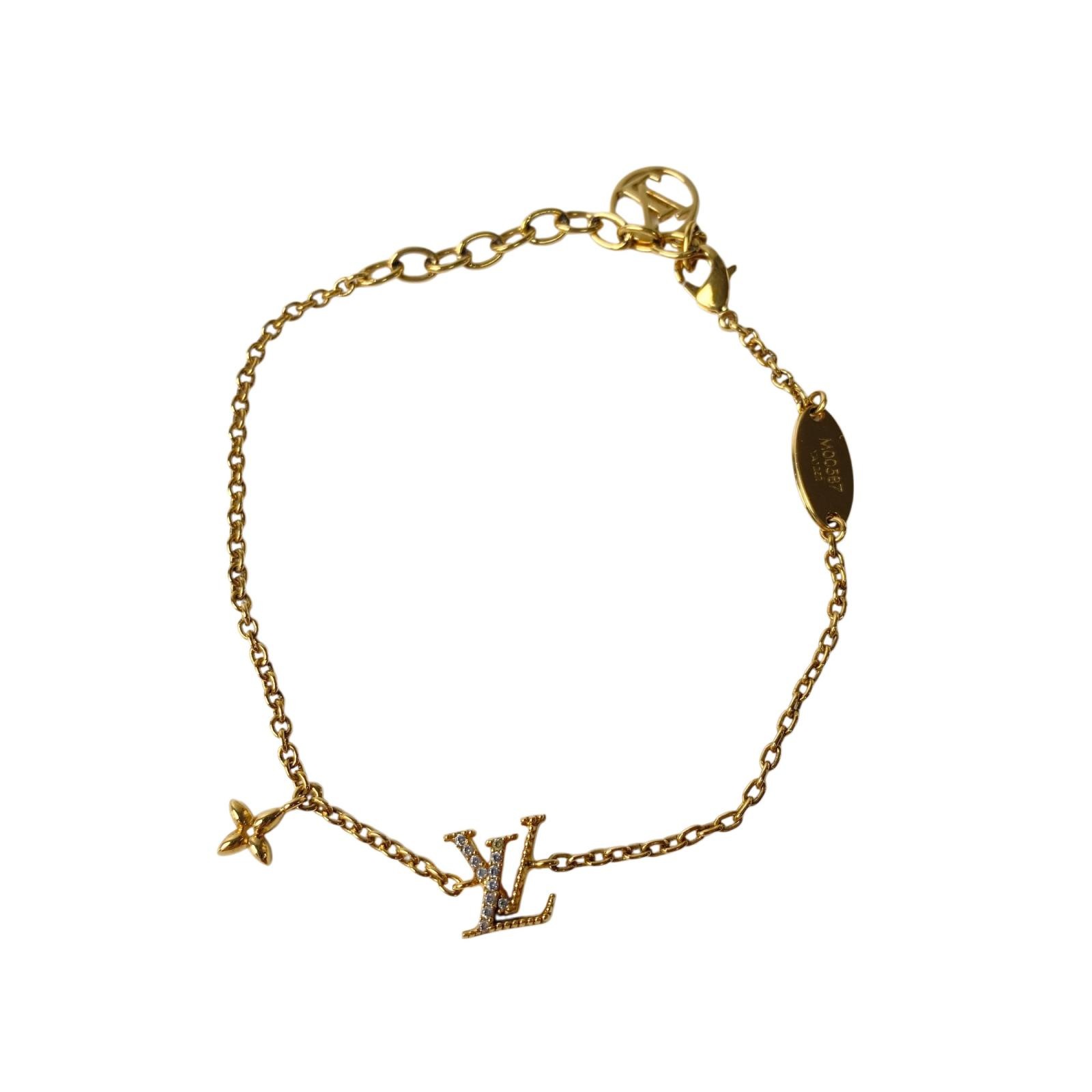 ルイ ヴィトン LOUIS VUITTON LVロゴ ブレスレット M00587 VA1252 レディース