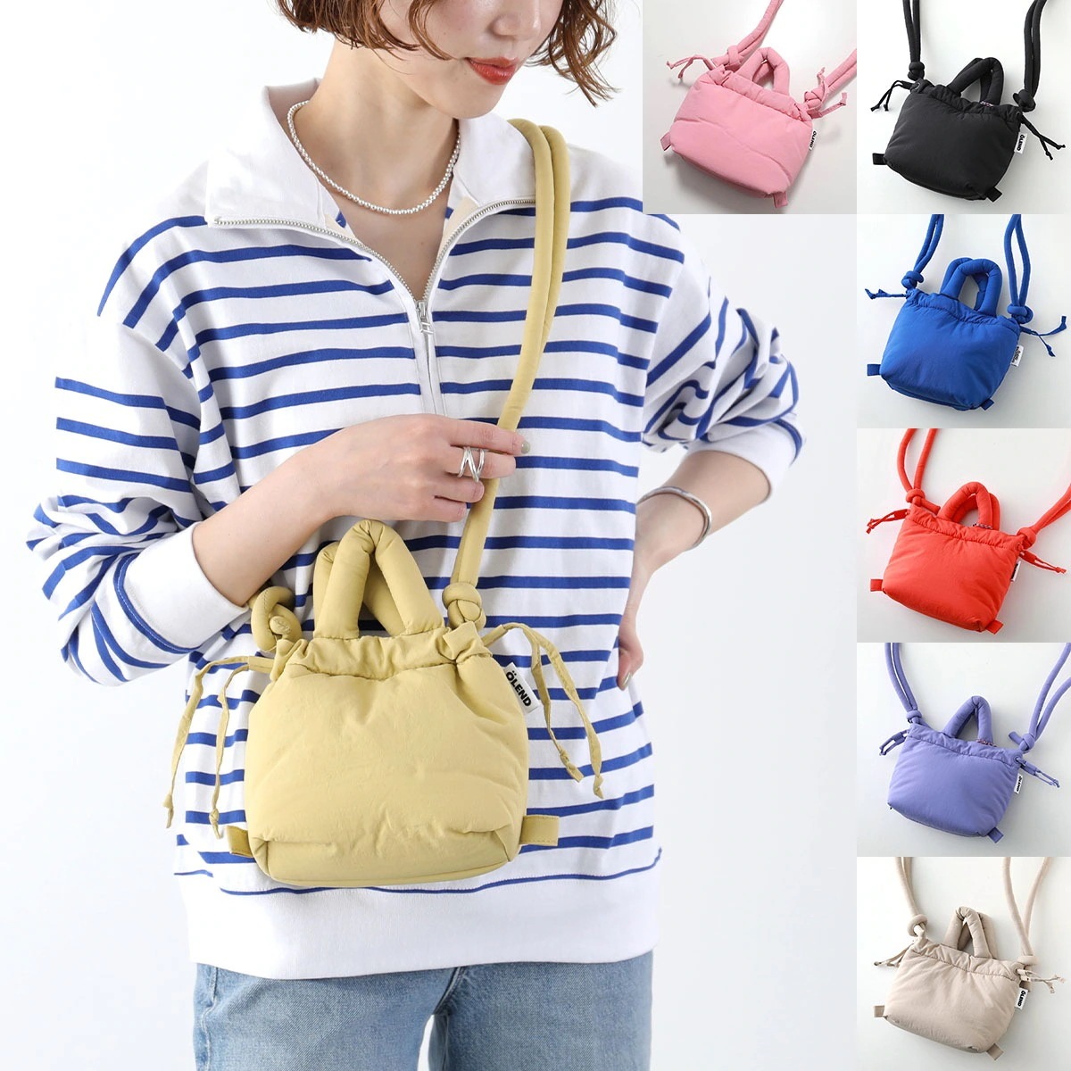 OLEND オレンド ショルダーバッグ MICRO ONA SOFT BAG マイクロ オナ ソフトバッグ レディース ハンドバッグ バックパック 3WAY 撥水 軽量 鞄 カラー7色