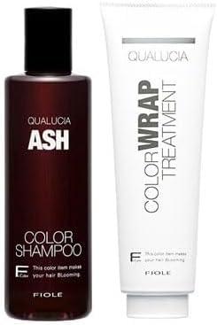 フィヨーレ クオルシア カラーシャンプー アッシュ 250ml & クオルシア カラーラップ トリートメント 240g