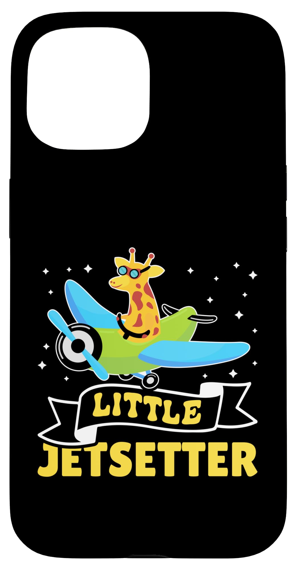 飛行機:リトルジェットセッター 空港用 スマホケース iPhone 15 用