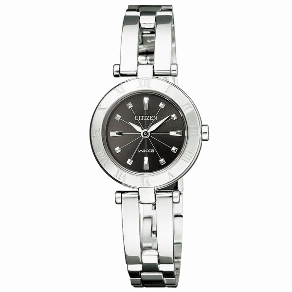 取寄品 正規品 CITIZEN シチズン ウィッカ NA15-1571C wicca ラウンドフェイス ソーラーテック レディース腕時計