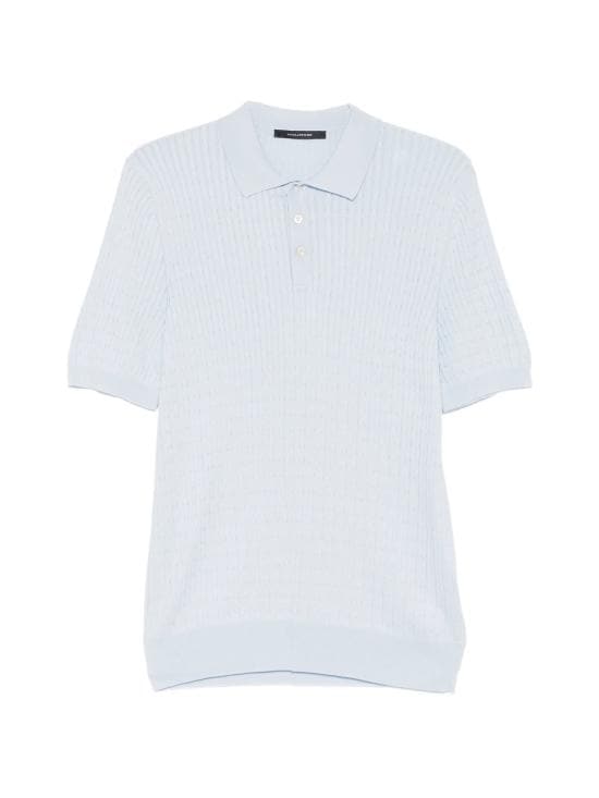 TAGLIATORE Men Polo Shirts KARTGSE2601 509 Clear Blue
