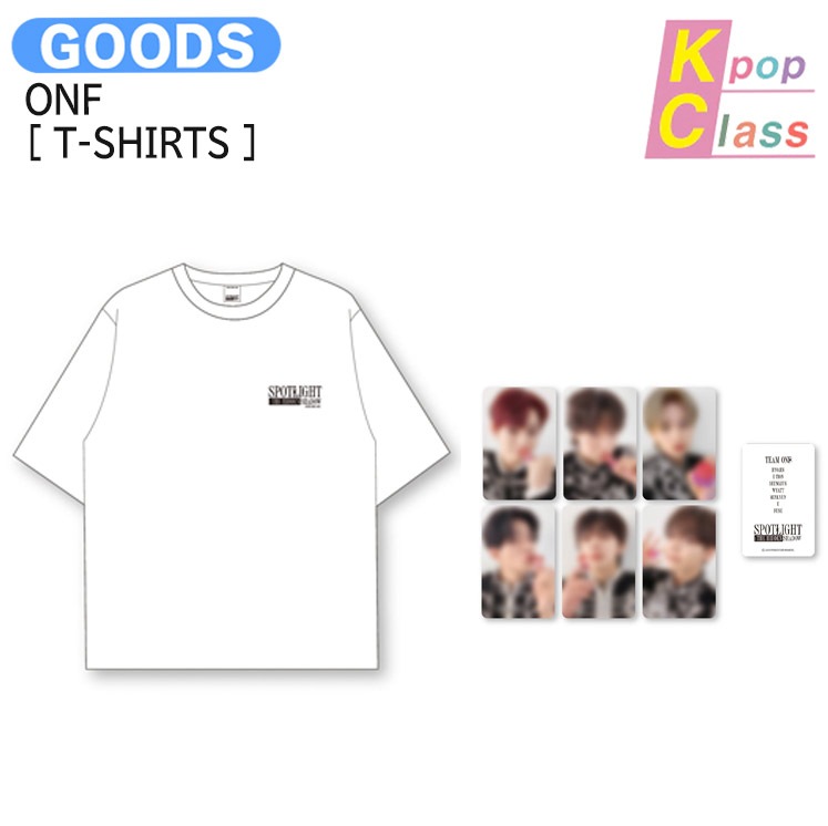 国内発送 ONF [ T-SHIRTS ] CONCERT SPOTLIGHT : THE HIDDEN SHADOW MD / 公式グッズ / 予約商品