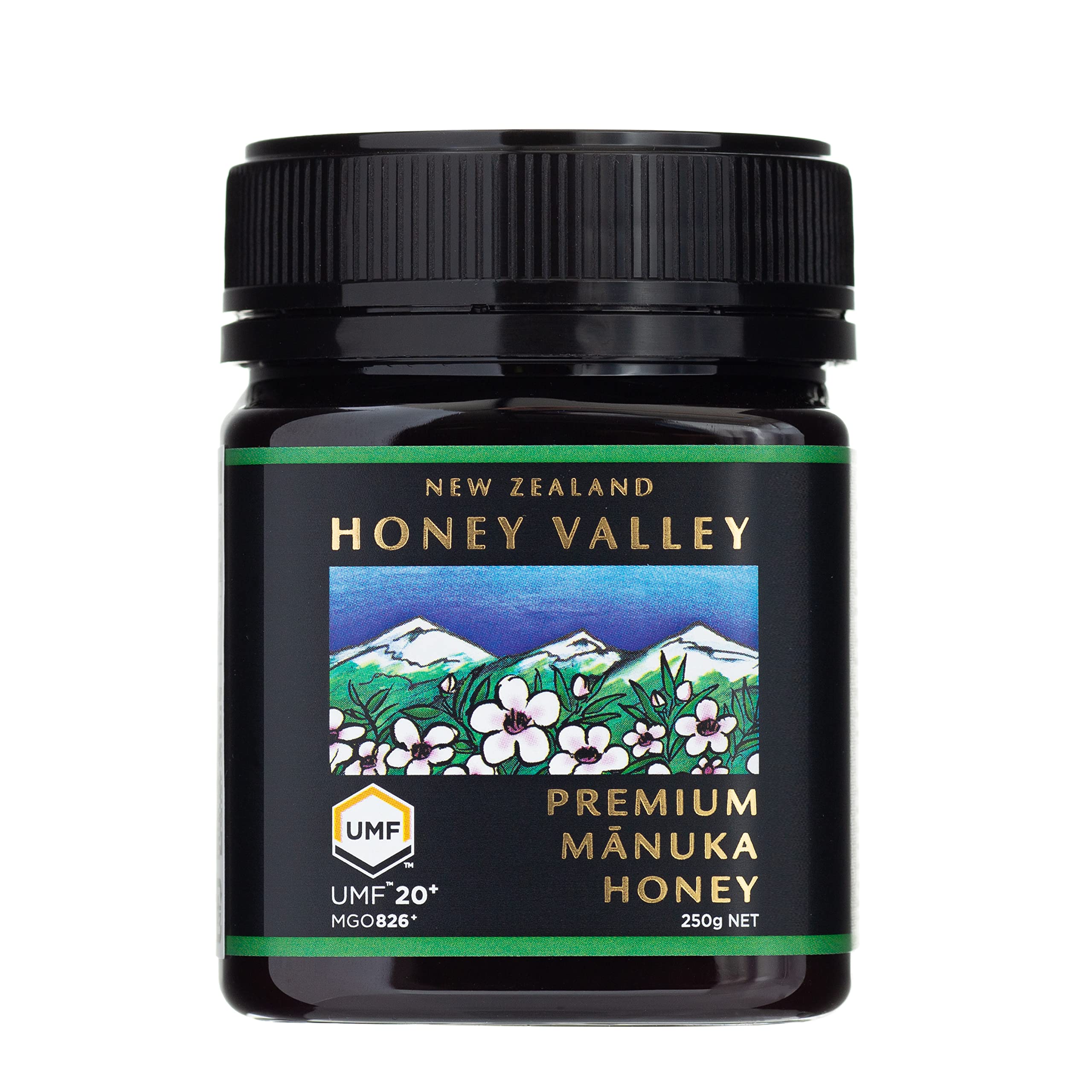 HONEY VALLEY プレミアム マヌカハニー UMF20+ 250g MGO826+ 正規品 100% Pure New Zealand Honey ハニーバレー
