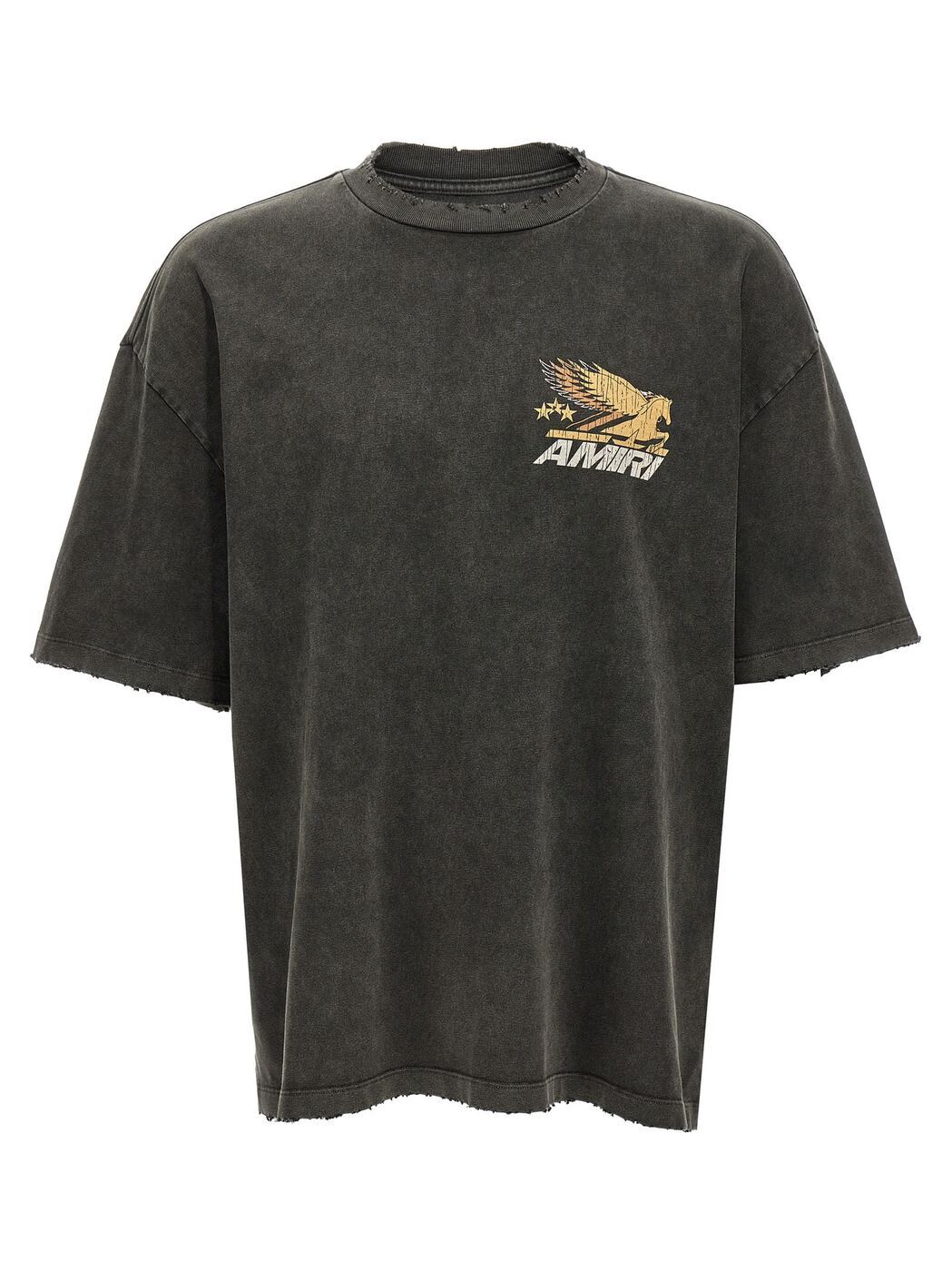 AMJYTE1142 BLACK ブラック 春夏2025 Tシャツ メンズ ia