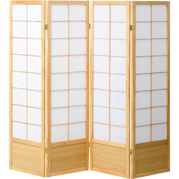 JP-S150-4(NA) 和風衝立4連 ナチュラル メーカー直送